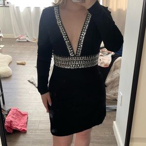 Sparkly neckline VENUS LBD